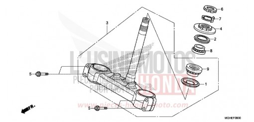 STEERING STEM VFR1200XDE de 2014